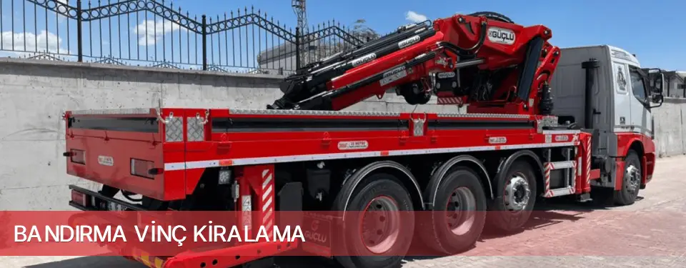 Bandırma İlçemi Vinç Kiralama
